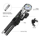 Bike Tire Puncture Repair Tools Kit & Air Pump & 16 In 1 Multi-Function Mechanic