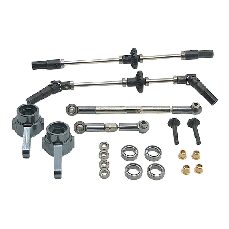 Metal Universal Front Rear Bridge Axle, Steering Hub, Metal Bearing Accessories