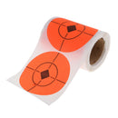 100pcs/roll 3'' Self adhesive Orange Target Stickers for Shooting Hunting