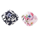 2 pcs Canva Pet Dog Summer Cap Dog Outdoor Sunbonnet Baseball Hat Black White