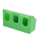 Set of 2x Pigeon Food Water Bowl Feeder Plastic Birds Cage Sand Food Box