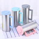 Stainless Steel Pitcher Water Jug for Cold Water, Ice Tea, Juice, Pink 1.8L