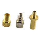 3Pcs Presta Schrader Adaptor Valve Bicycle Bike Car Tube Pump Connector