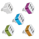 1Pc 3 Port Usb 2.0 Rotate Hub Splitter Adapter For Pc Notebook Expansion ME