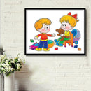 5D DIY Full Drill Diamond Painting Children Day Cross Stitch Embroidery Kit