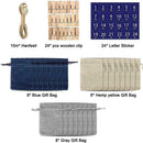24X Christmas Countdown Calendar Bags Filling DIY Advent Resusable Calendar P8O2