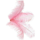 10 pcs Natural Ostrich Feathers Wedding Party Decoration Pink 20-25cm