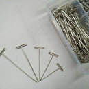 450 Pieces Steel T-Pins Nickel Plated 1 Inch, 1-1/4 Inch, 1-1/2 Inch, 1-3/4 F7M6