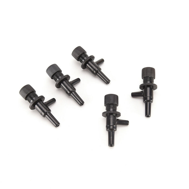 5pcs aquarium fish tank air line flow control tubing aquarium air pump valve TO