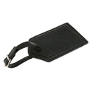 Qty(2x) PU Leather Waterproof Luggage Tag Travel Suitcase Label Black