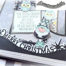 DIY Merry Christmas Metal Cutting Die Scrapbooking Border Paper Card Album #