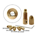 0.5-3mm Small Electric Copper Drill Bit Collet Micro Board Wood Twist Chu ZDZ