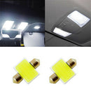 18PCS 31mm 12 SMD COB LED  White Light Car Interior Lights Dome Lamp Bul LNY