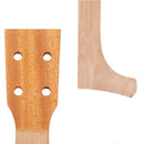 21inch Soprano Ukulele Neck Sapele Wood For Luthiers DIY Supplies