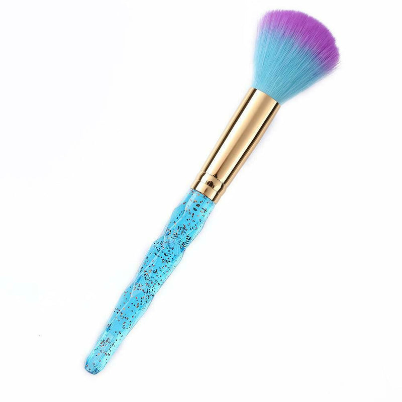 Diamond Makeup Brush Women Beauty Blush Brush Cosmetic Tool (Blue) A