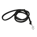 hook buckle PU Leather Pet Leash 120cm Black