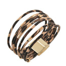 Fashion Animal Leopard-Print Bracelet Wrap Bracelet For Alloy Tube