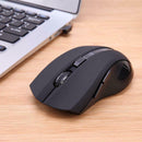 X50 2.4G Wireless Optical Gaming Mouse 2,400 DPI for Laptop PC (Black) A