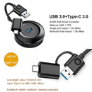 High-speed USB3.0 HUB Smart Converter USB3.0 + Type-C 3.0 HUB Adapter Converter