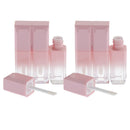 6Pcs Plastic Lip Gloss Color Tubes DIY Small Makeup Lip Stain Bottles Containers