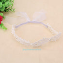 1pc Baby Girls Cotton Headband Hair Accessories Rhinestone Crystal Wedding Party