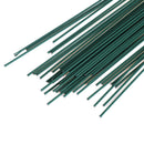50pcs 30cm*2mm Flowers Stem Dark Green Wire artificial Fower Head Access  OZ