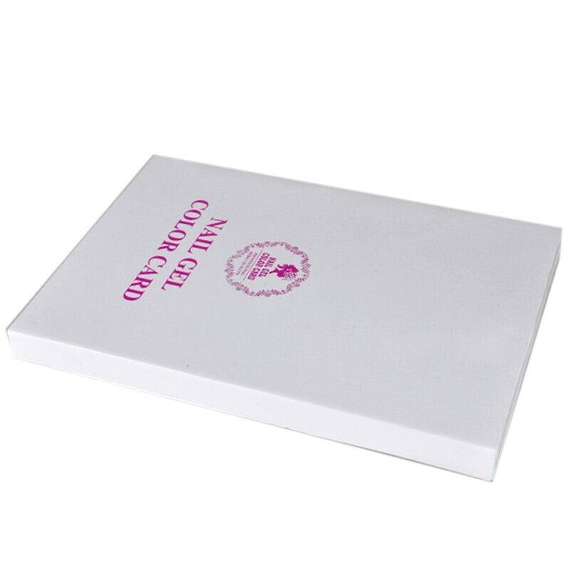 308 Color Nail Art Tips Display Book Chart Display Board Nail Polish Board  A4S3