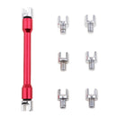 Durable Metal Red Wheel Spoke Wrench Set Tool for Motorcycle Motorbike 5.4-6.8mm