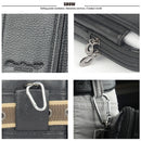 New Portable Soft Leather Belt Purse Bag With Zip Pockets and Phone Pocket for