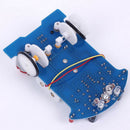 D2-5 Intelligent Tracking Smart Car Robot Chassis Starter Sets W / DC Motor PCB