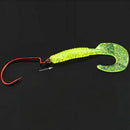 100Pcs Spring Twist Lock Fishing Hook Centering Pin for Soft Lure Bait Worm