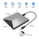 External Optical Drive USB 3.0 CD/DVD-ROM Combo Aluminum DVD RW ROM Rewrite