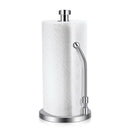 Paper Towel Holder Stainless Steel Standing Tissue Holder One-Handed Tear,  G3L4