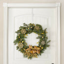 Over Door Wreath Hook - Thin Metal Over Door Wreath Holder Seasonal Hanger  A3B5