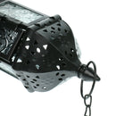 Moroccan Hanging Candle Lanterns Candlestick Decor Home, Wedding, Cafe, Black