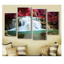 Modern Artwork Oil Painting Wall Decor Paint on Canvas Fairy Waterfall