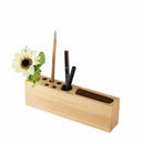 Office Supplies Desktop Storage Box Stationery Solid Wood Pen Holders,Mobil X6H1