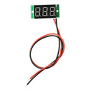 Mini Yellow LED Digital Voltmeter Volt Meter Panel 3.3-30V