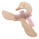 2pcs Sweet Swan Bowknot Baby Room Nursery Wooden Coat Clothes Hook Hangers