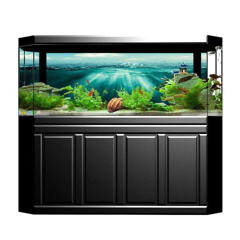 Aquarium Background Ocean Poster Fish Tank Wallpaper Ornament Decor 61x41cm