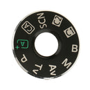 Function Dial Mode Plate Interface Cap Button Label for Canon EOS 6D EOS 5D3