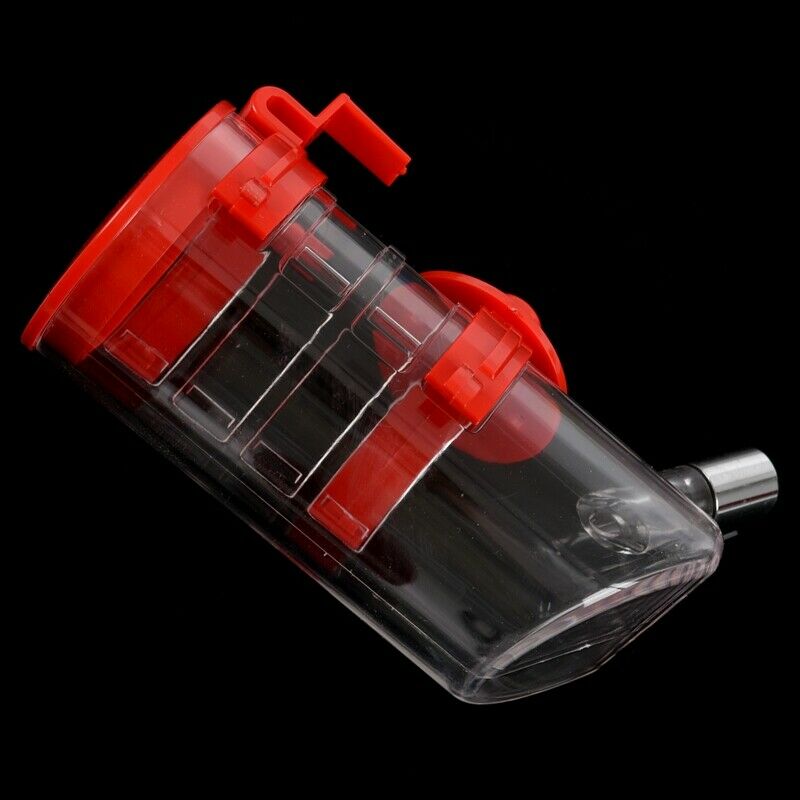 Pet Dog Puppy Drinking Kit Hanging Water Fountain Bottle Red for 350ml
