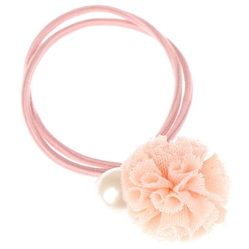 2pcs/set Lovely Ball Beads Girls Hair Accessories Ponytail Elastic Hair  OZ