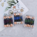 10pcs/set Double Ended Eye Shadow Brush Pro Sponge Stick Makeup Tool Pretty ME