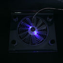 New USB Cooling Big Fan LED Light Cooler Pad For Laptop PC Notebook(Random)