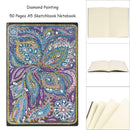 DIY Mandala Special Shaped Diamond Painting 50 Pages A5 Sketchbook Notebook