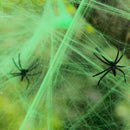 Halloween Spider Web Props Home Party Bar Decoration Stretchy Cobweb Spider