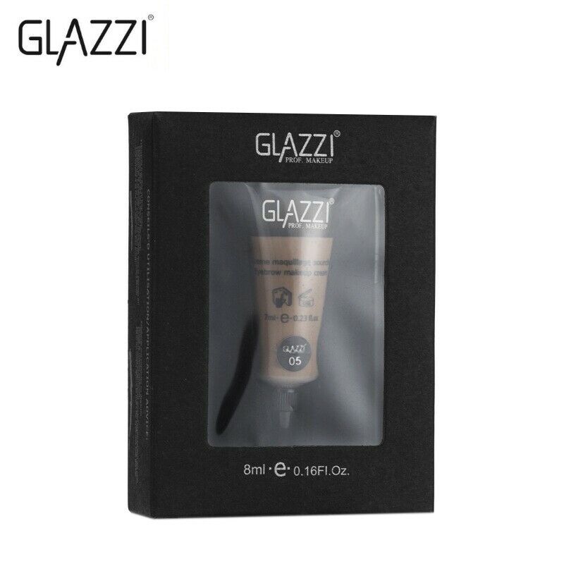 Glazzi 8Ml Waterproof Tint Eyebrow Henna With 2Pc Mascara Eyebrows Paint Br V7U1