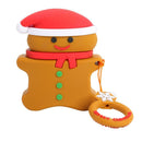 Christmas Deer Silicone Case Earbuds Scratch-resistant Container Box for AirPods