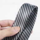 Car Auto Carbon Fiber Rubber Edge Guard Strip Door Sill Protector 3CM*1M Black